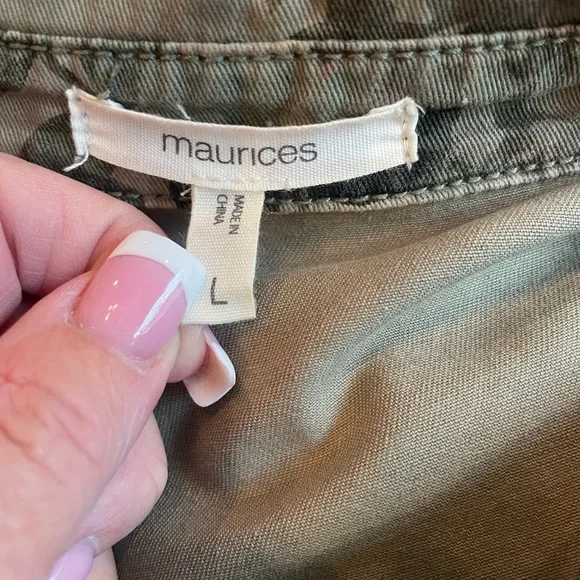 Maurices Jean Jacket with Flowers - Picture 3 of 5